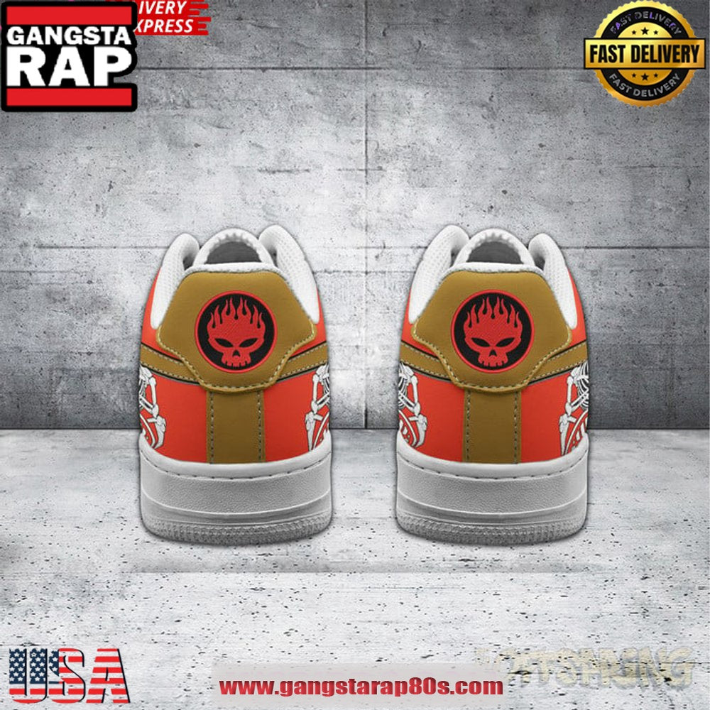 The Offspring Hyper Limited Edition Air Force 1 Running Sneakers Shoes