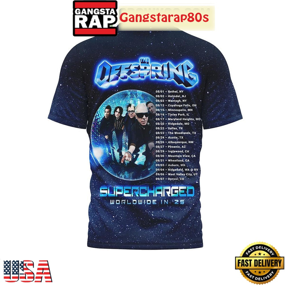 The Offspring Supercharged Worldwide In 2025 Special T Shirt
