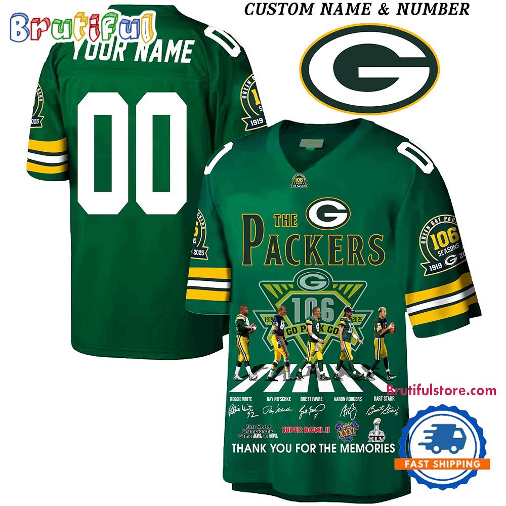 The Packers 106th Anniversary 1919-2025 Football Jersey