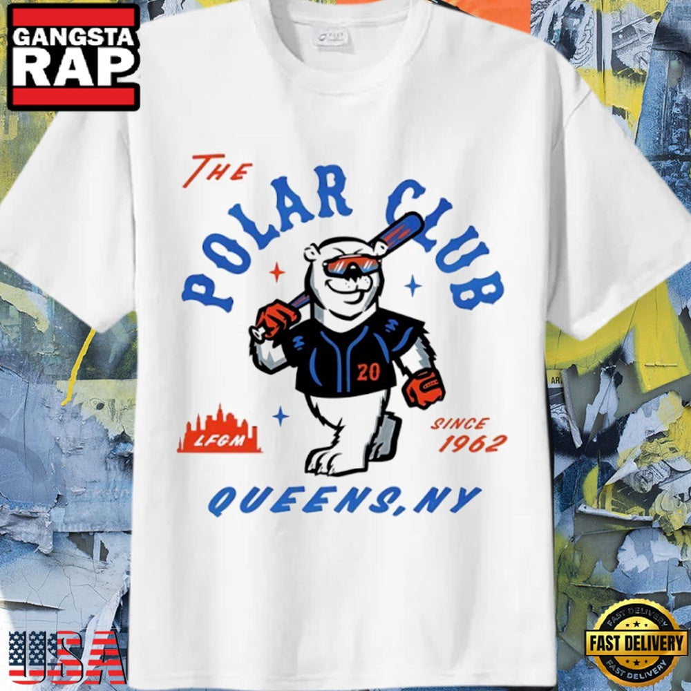 The Polar Club Pete Alonso New York Mets Lfgm Since 1962 T Shirt