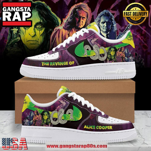 The Revenge Of Alice Cooper Air Force 1 Running Sneakers Shoes