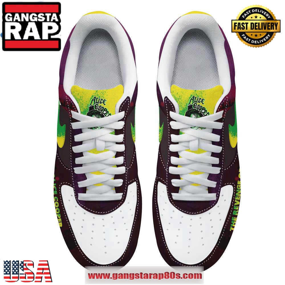 The Revenge Of Alice Cooper Air Force 1 Running Sneakers Shoes