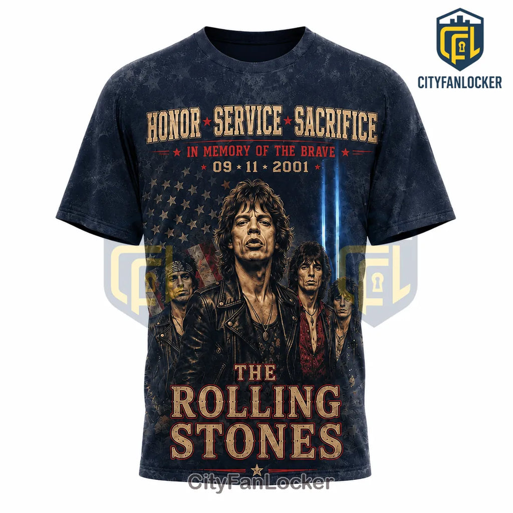The Rolling Stones 9/11 Remembrance Tribute T-Shirt
