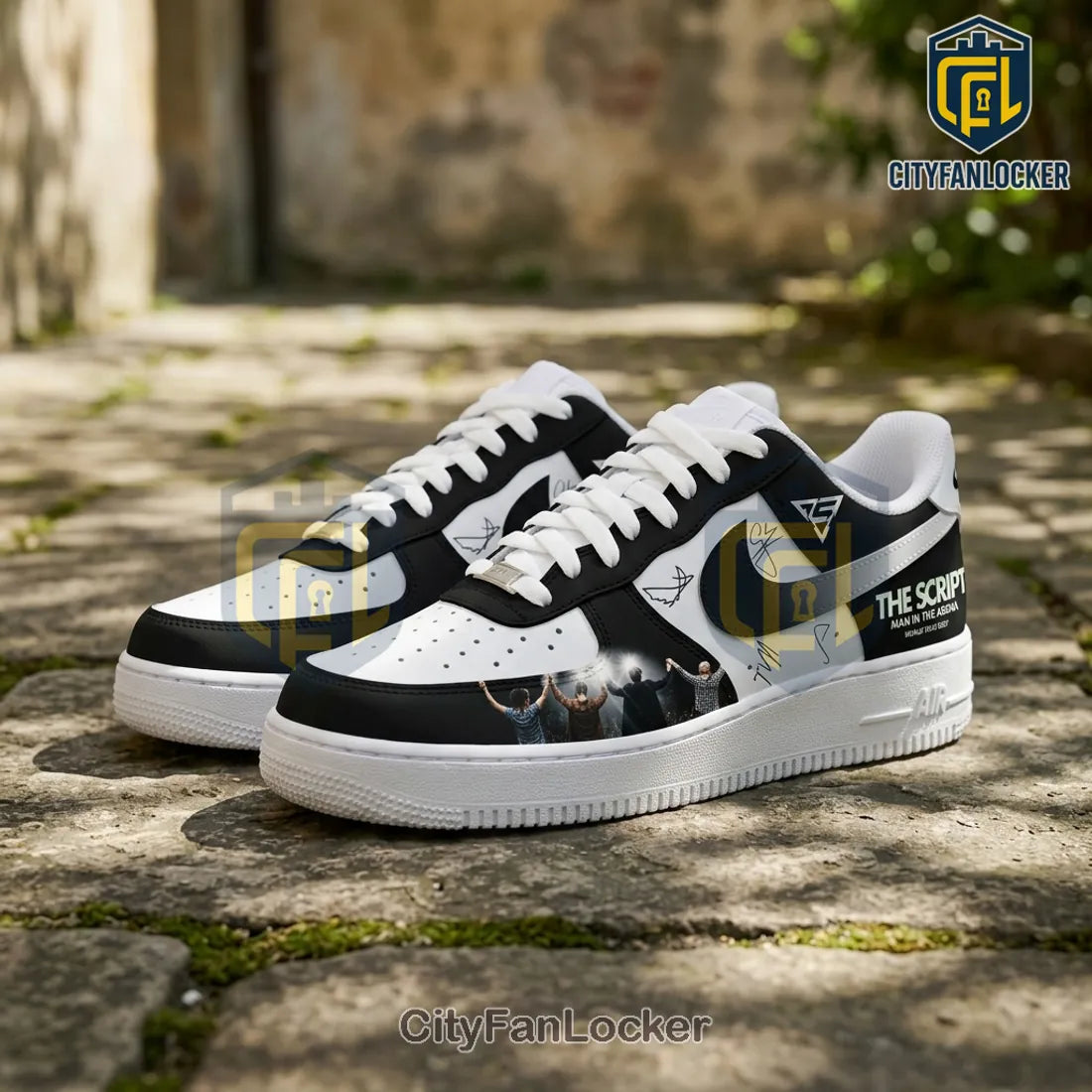 The Script Man In The Arena 2027 World Tour Air Force 1 Sneakers