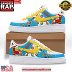 The Simpsons Christmas Limited Edition Air Force 1 Running Sneakers Shoes