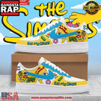 The Simpsons Eat My Shorts Limited Edition Air Force 1 Running Sneakers Shoes