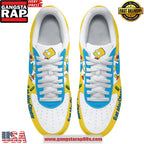 The Simpsons Eat My Shorts Limited Edition Air Force 1 Running Sneakers Shoes