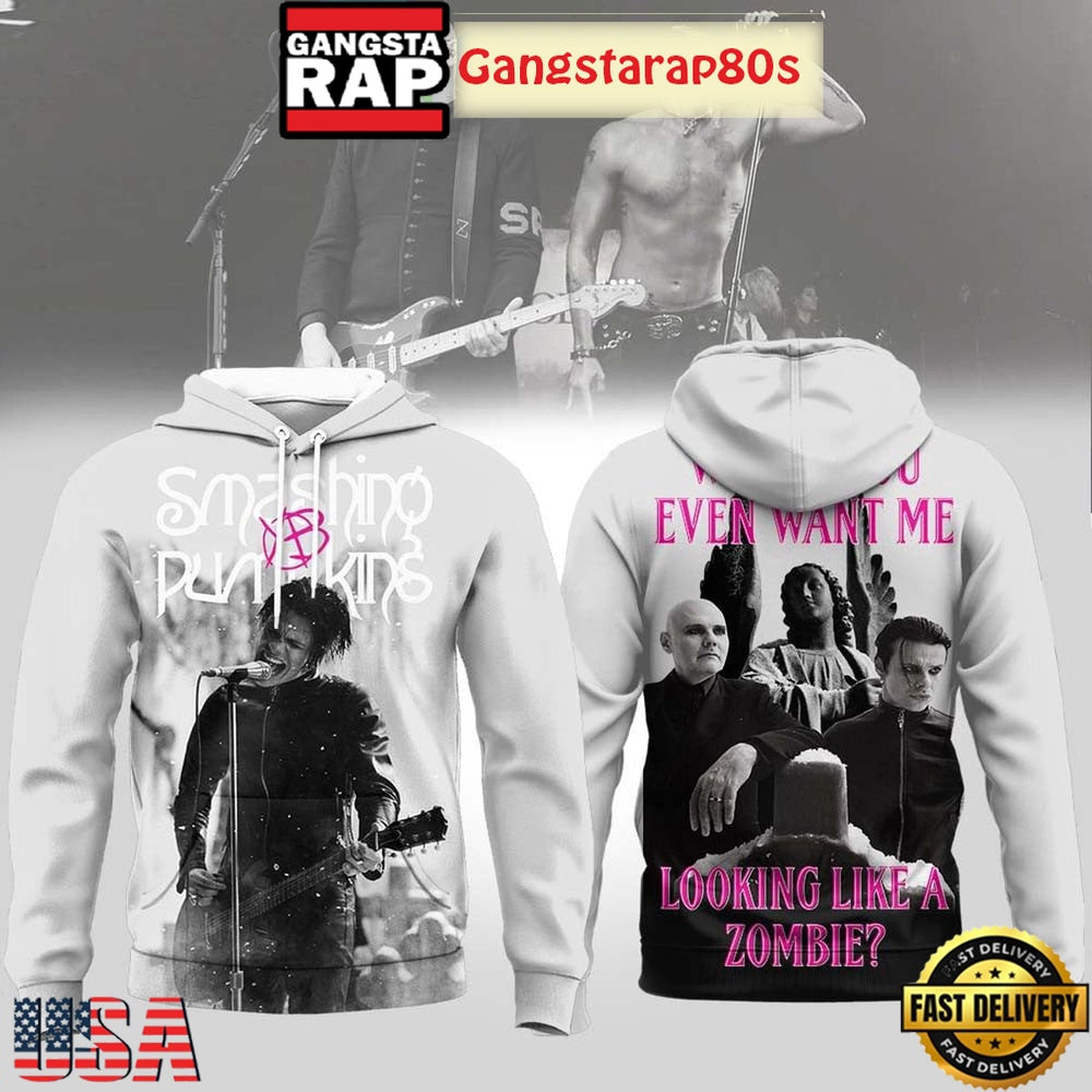 The Smashing Pumpkins Looking Like A Zombie Unisex Hoodie