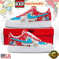 The Smurfs Merry Christmas Air Force 1 Sneakers Shoes