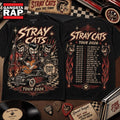 The Stray Cats Tour 2026 Vintage Rockabilly 3D Shirt