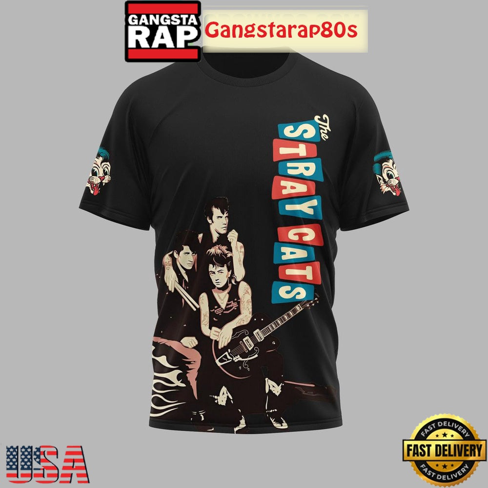 The Straycats Fall Tour 2025 Limited Edition T Shirt