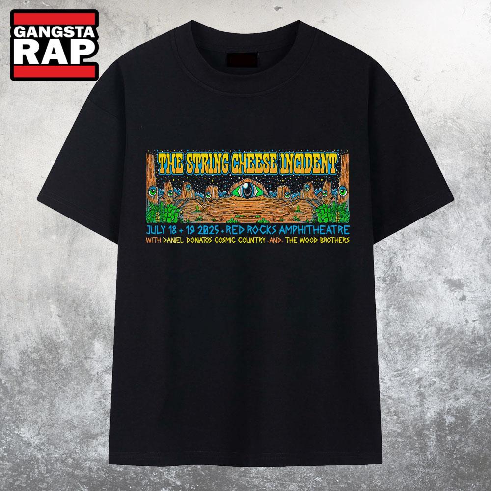 The Strings Cheese Incident Red Rocks 2025 On Jul 18-19 2025 T Shirt