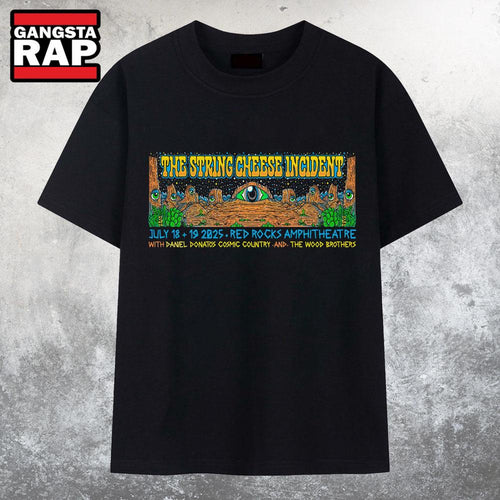 The Strings Cheese Incident Red Rocks 2025 On Jul 18-19 2025 T Shirt