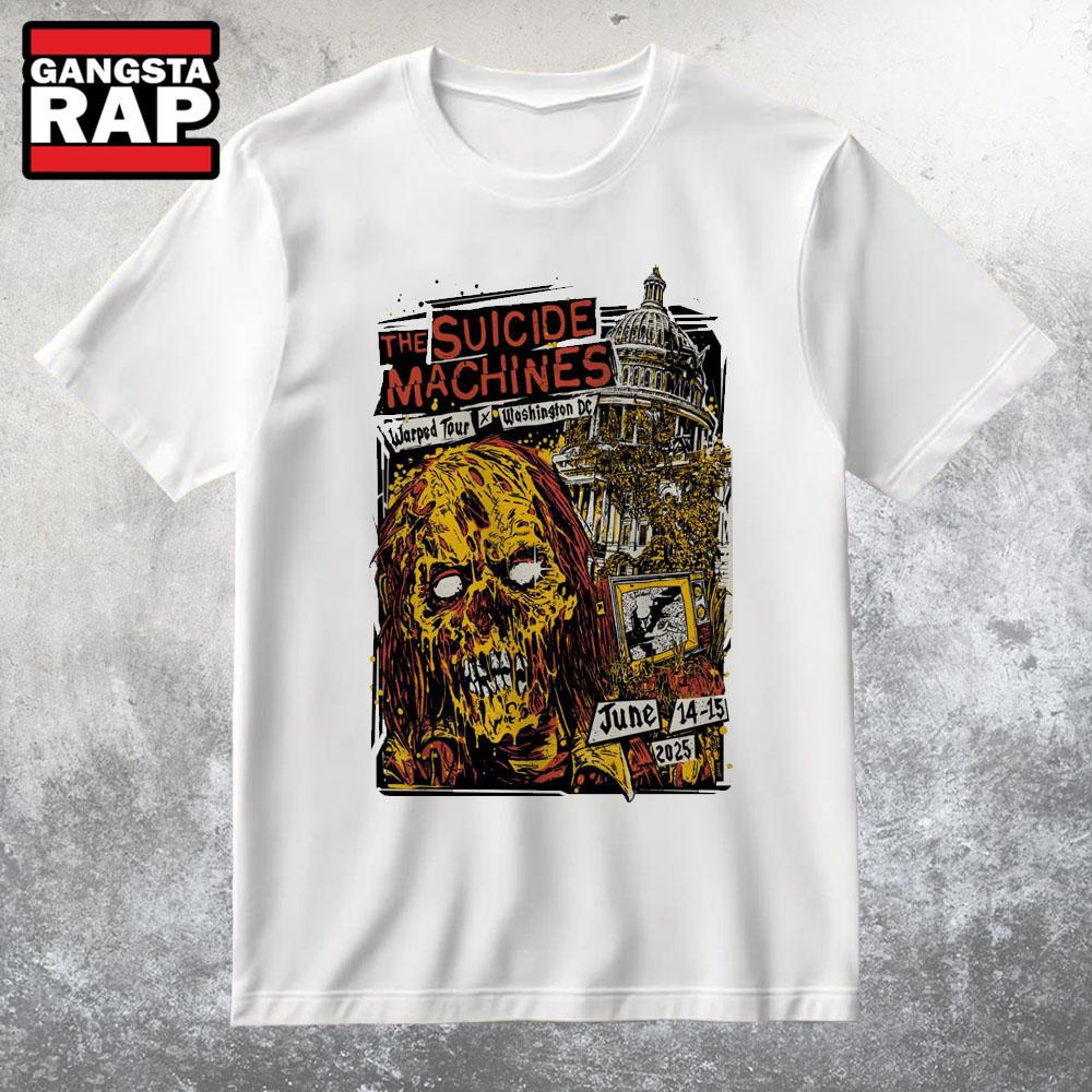 The Suicide Machines Warped Tour 2025 Washington D.C T Shirt