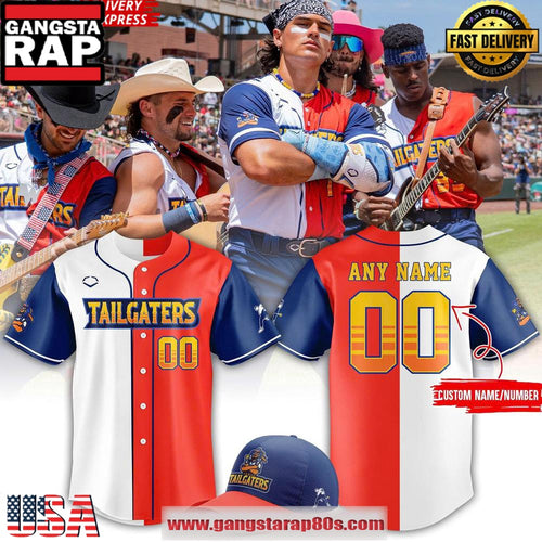 The Texas Tailgaters New Threads 2025 Custom Baseball Jersey Shirt