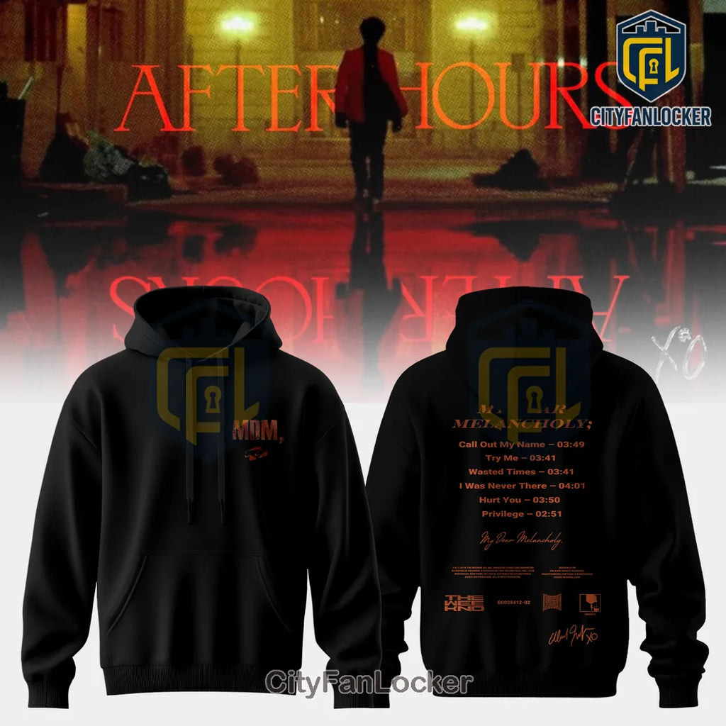 The Weeknd After Hours My Dear Melancholy Limited Edition Hoodie