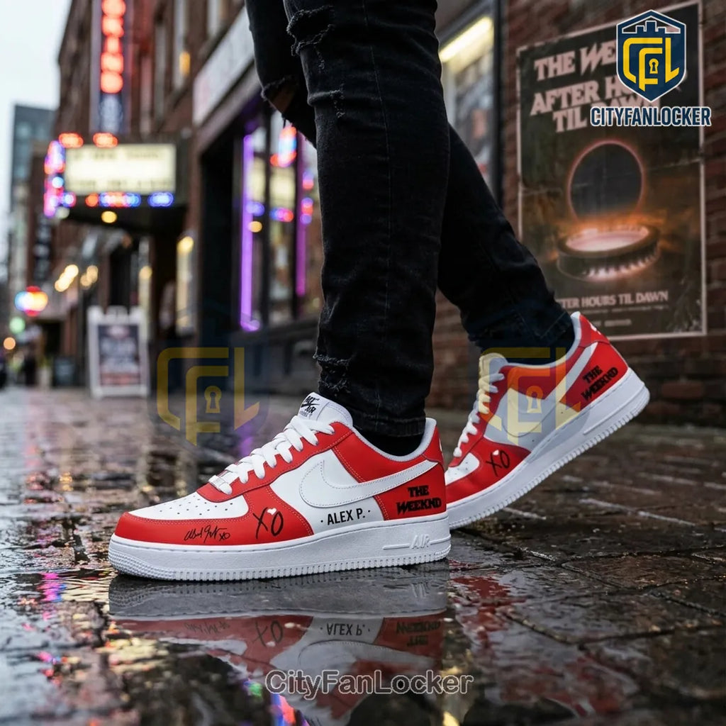 The Weeknd After Hours Til Dawn Custom Air Force 1 Shoes