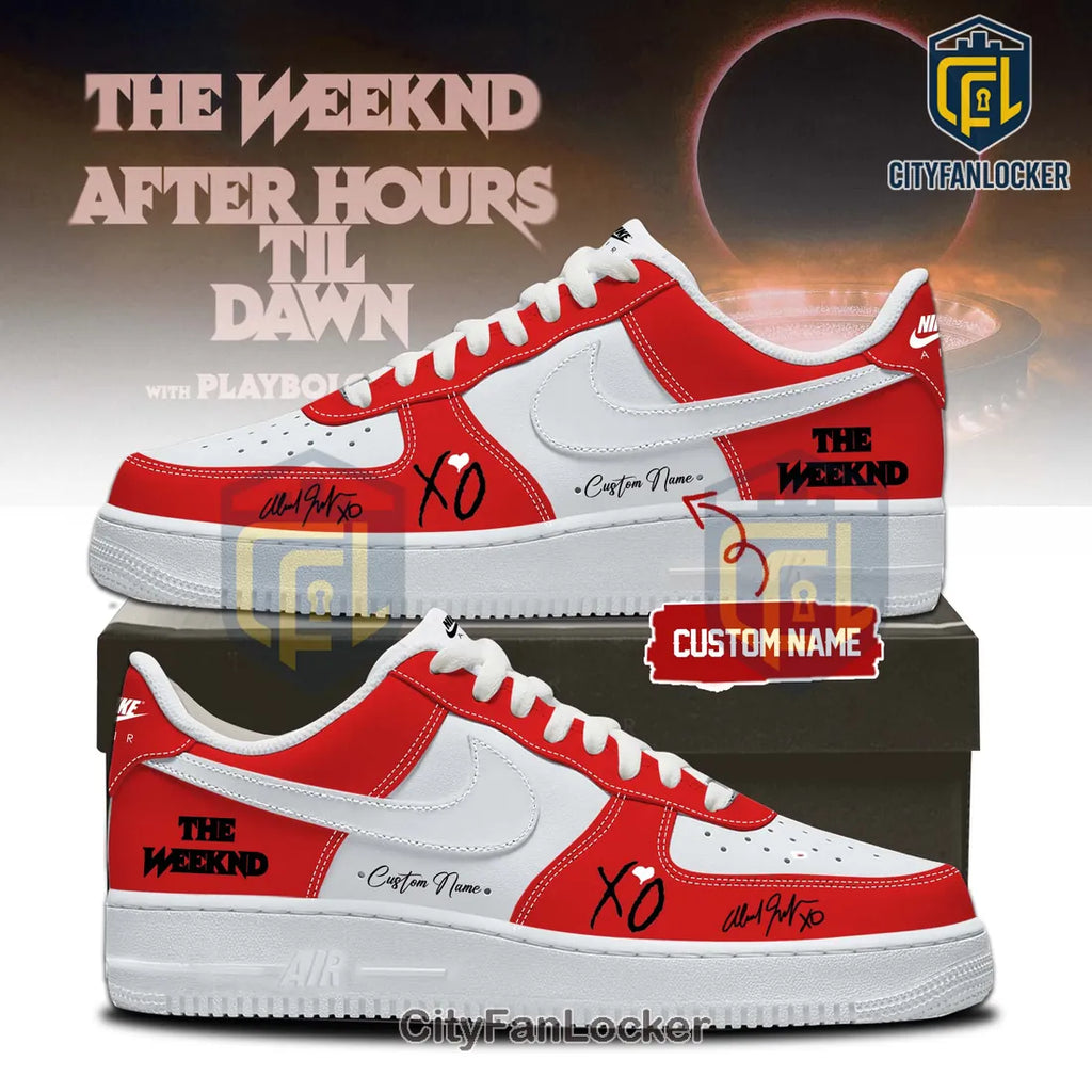 The Weeknd After Hours Til Dawn Custom Air Force 1 Shoes