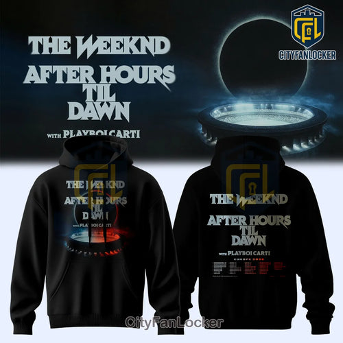 The Weeknd After Hours Til Dawn Europe 2026 Tour Playboi Carti Hoodie