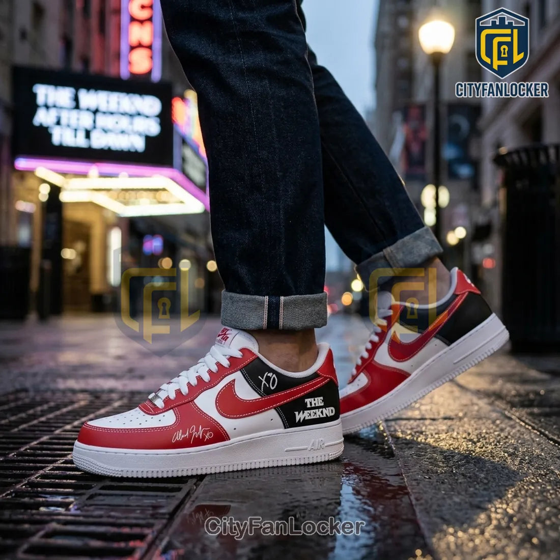 The Weeknd After Hours Till Dawn Custom Nike Air Force 1