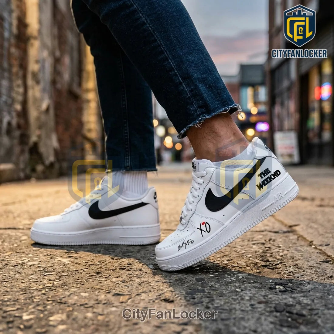The Weeknd After Hours Till Dawn Custom Nike Air Force 1 Signature Sneakers