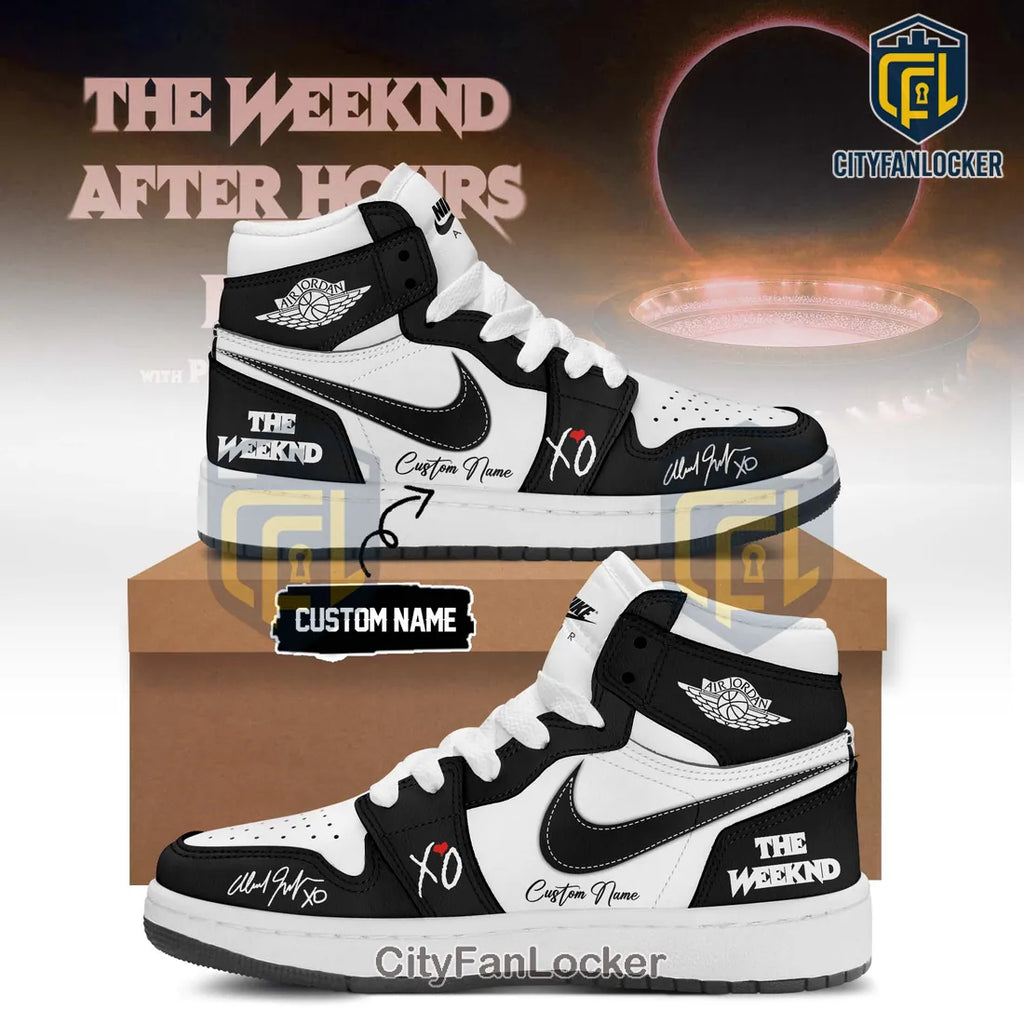 The Weeknd After Hours Till Dawn Signature Air Jordan 1 Sneakers