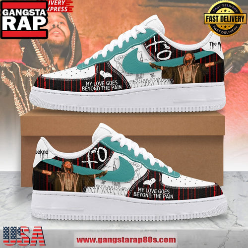 The Weeknd My Love Special Edition Air Force 1 Running Sneakers Shoes