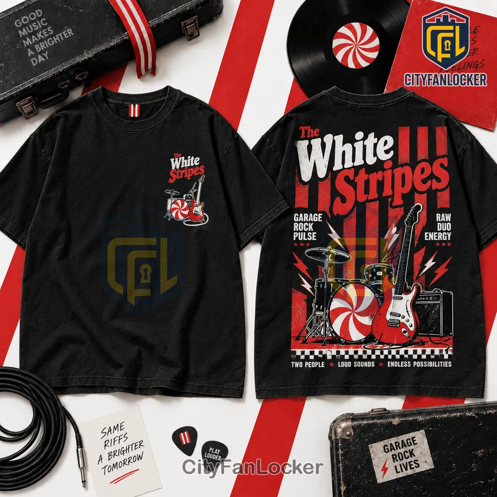 The White Stripes Garage Rock Music Shirt
