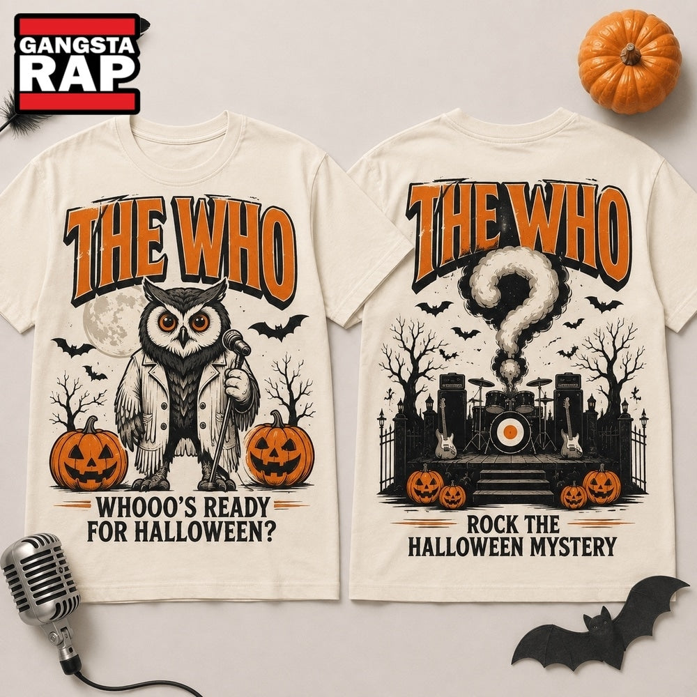 The Who Whooo’s Ready for Halloween Rock 3D Shirt Hoodie T-Shirt