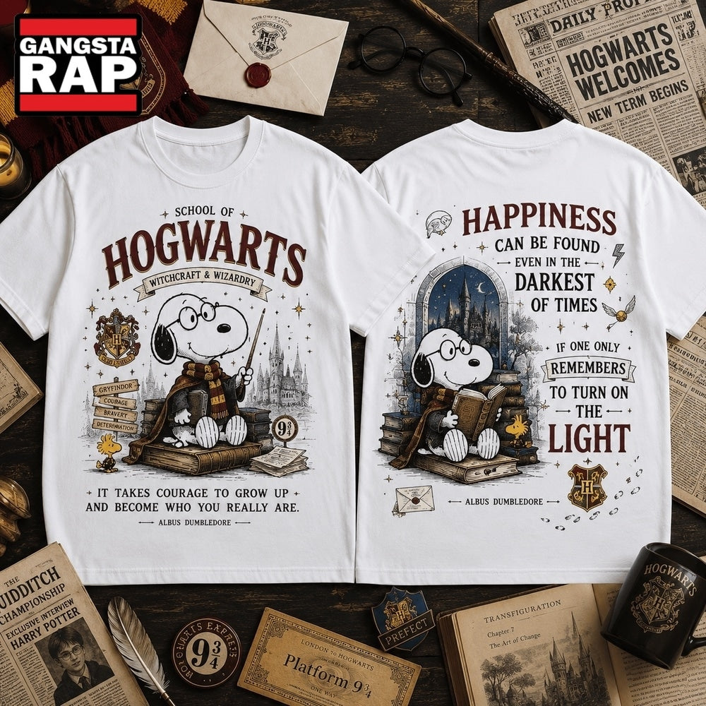 The Wizard Beagle Back to Magic School Snoopy 3D Shirt , Music Trending 3D Shirt