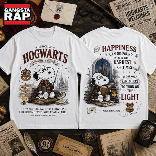 The Wizard Beagle Back to Magic School Snoopy 3D Shirt , Music Trending 3D Shirt