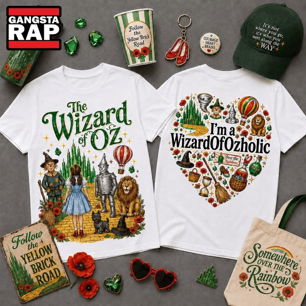 The Wizard of Oz Classic Movie Graphic 3D Shirt , Music Trending 3D Shirt