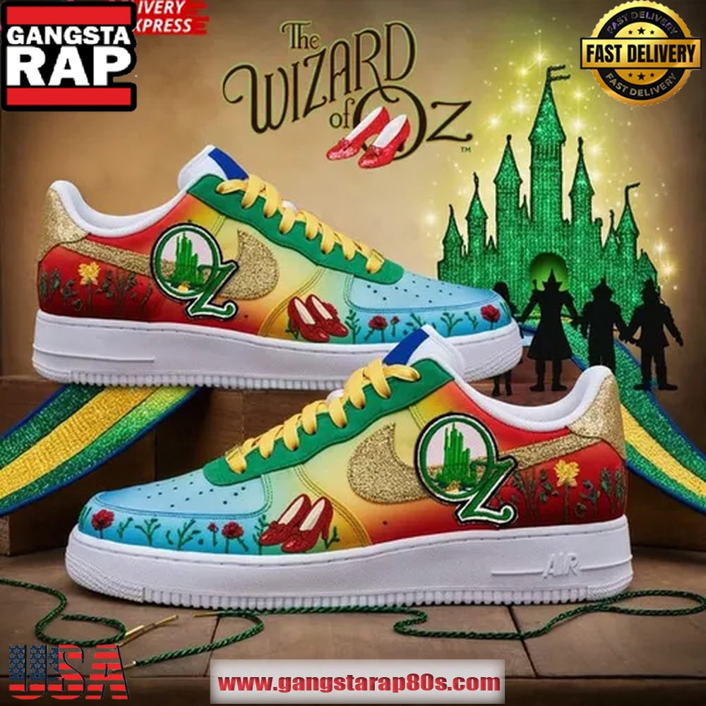 The Wizard of Oz Limited Edition Air Force 1 Sneakers Shoes