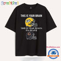 This Is Your Brain Green Bay Packers This Is Your Brain On Drugs Chicago Bears T Shirt