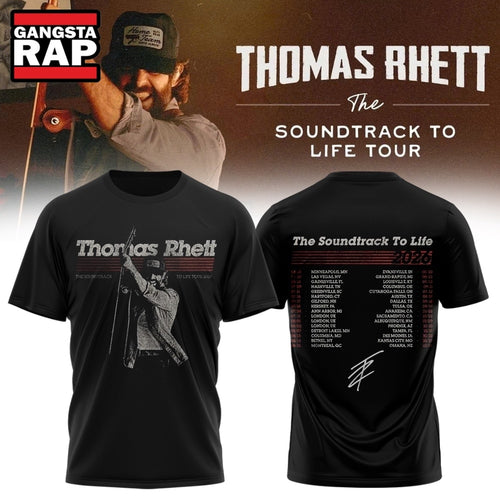 Thomas Rhett The Soundtrack to Life Tour 2026 Black T Shirt , Music Trend Shirt