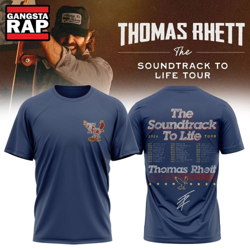 Thomas Rhett The Soundtrack to Life Tour 2026 Blue T Shirt , Music Trend Shirt
