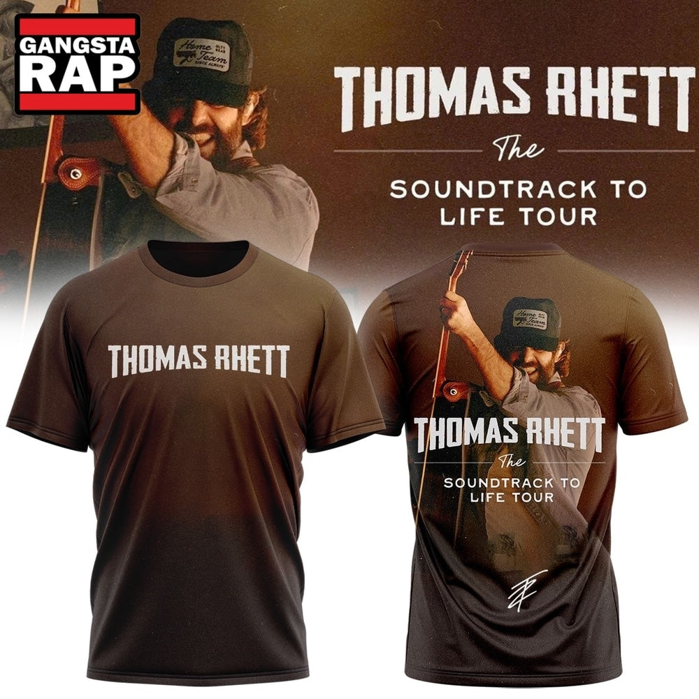 Thomas Rhett The Soundtrack to Life Tour 2026 Signed T Shirt , Music Trend Shirt