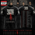 Three Days Grace Alienation Tour 2026 New Design T Shirt