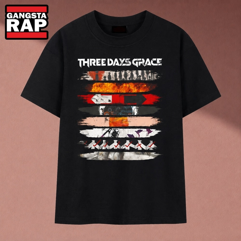 Three Days Grace Mayday Single Graphic Band T Shirt, Music 2D Shirt