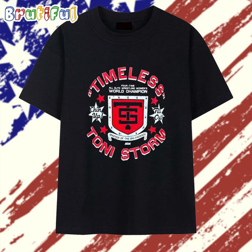 Timeless Toni Storm Four-time All Elite Wrestling Women’s World Champion Chin Up Tits Out T Shirt