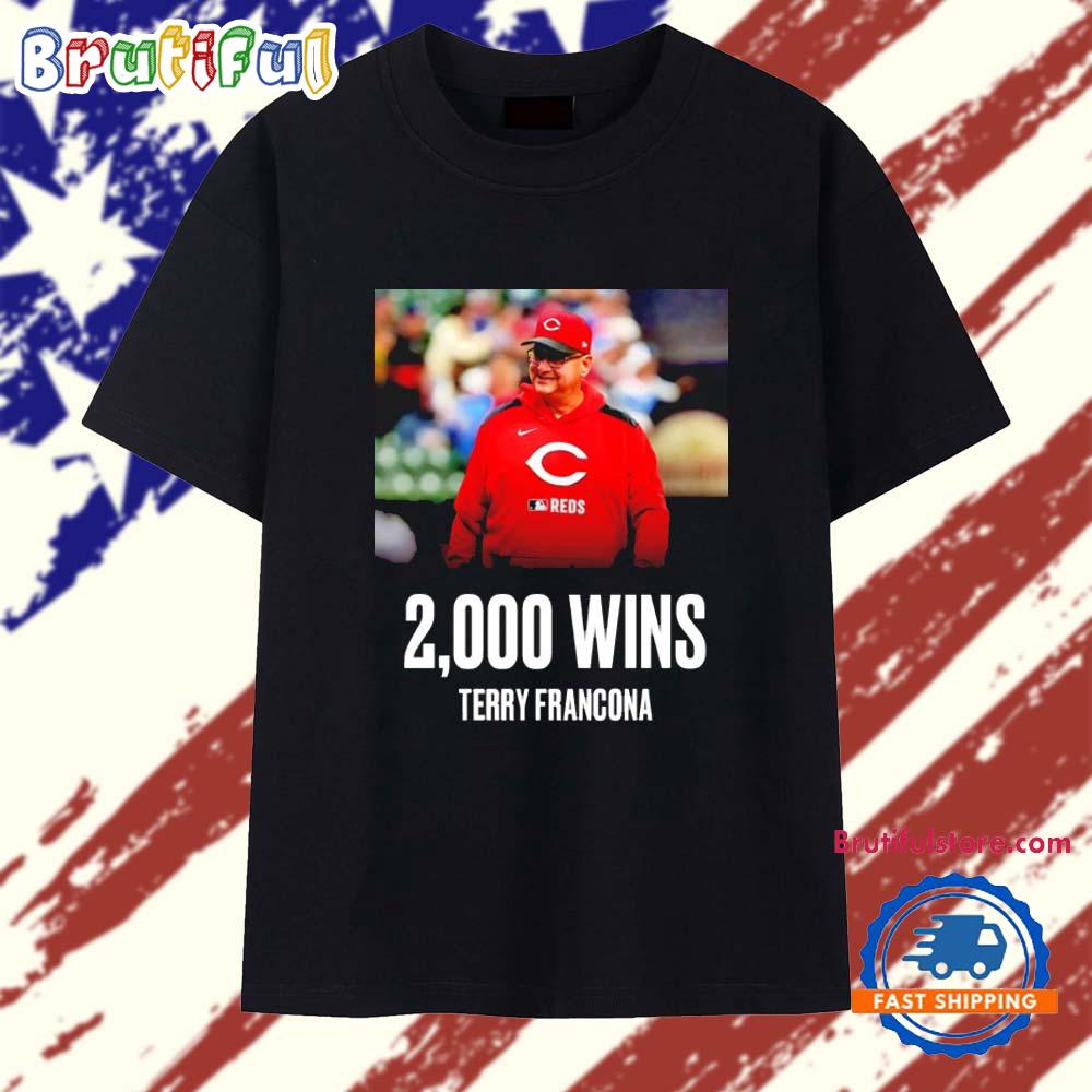 TITO 2K Terry Francona becomes the 13th MLB Manager to reach 2000 wins T Shirt