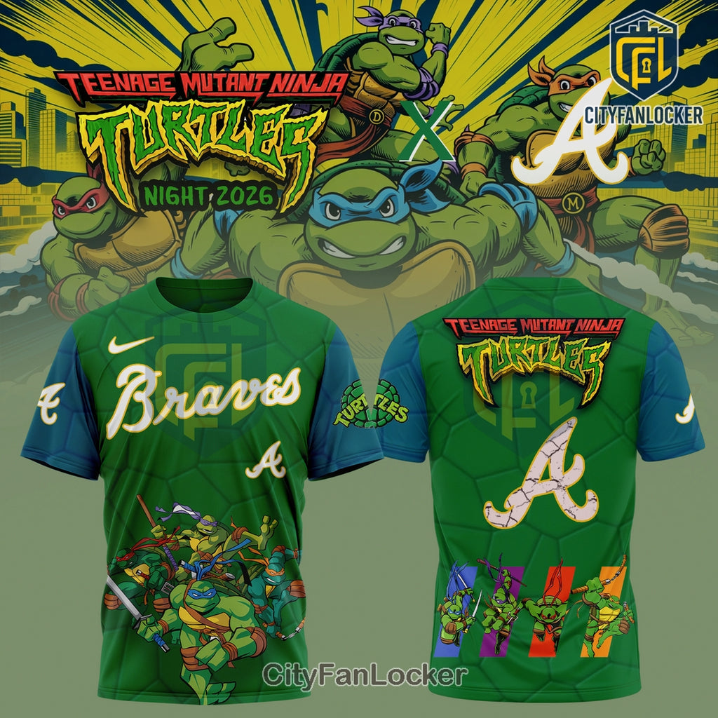 TMNT Braves 2026 Night Limited Edition T-Shirt