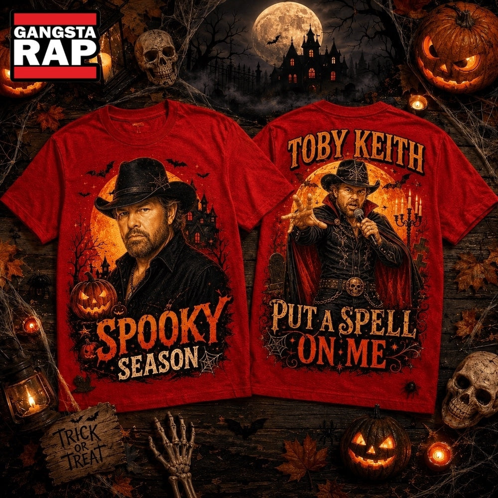 Toby Keith Halloween Pumpkin Moon Spooky Season 2026 3D Shirt , Music Trending 3D Shirt