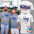 Together For Texas The Astros and Rangers 2025 White T Shirt