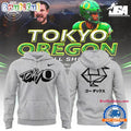 Tokyo Oregon Ducks Football 2026 Gray Hoodie
