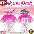 Toledo Mud Hens Pink in the Park Custom Baseball Jersey Shirt