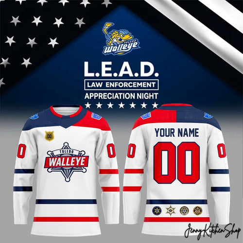 Toledo Walleye Law Enforcement 2026 Night Hockey Jersey