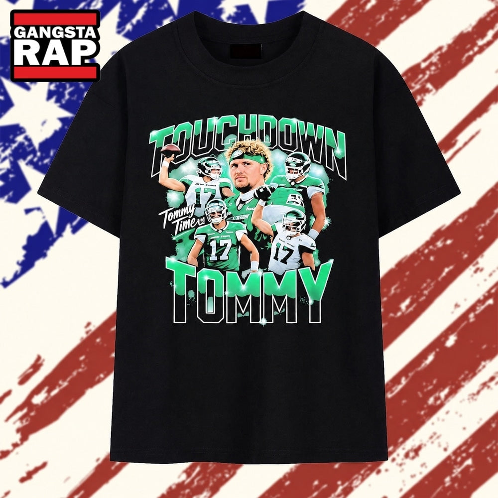 Tommy DeVito New York Jets Touchdown Tommy Time T Shirt