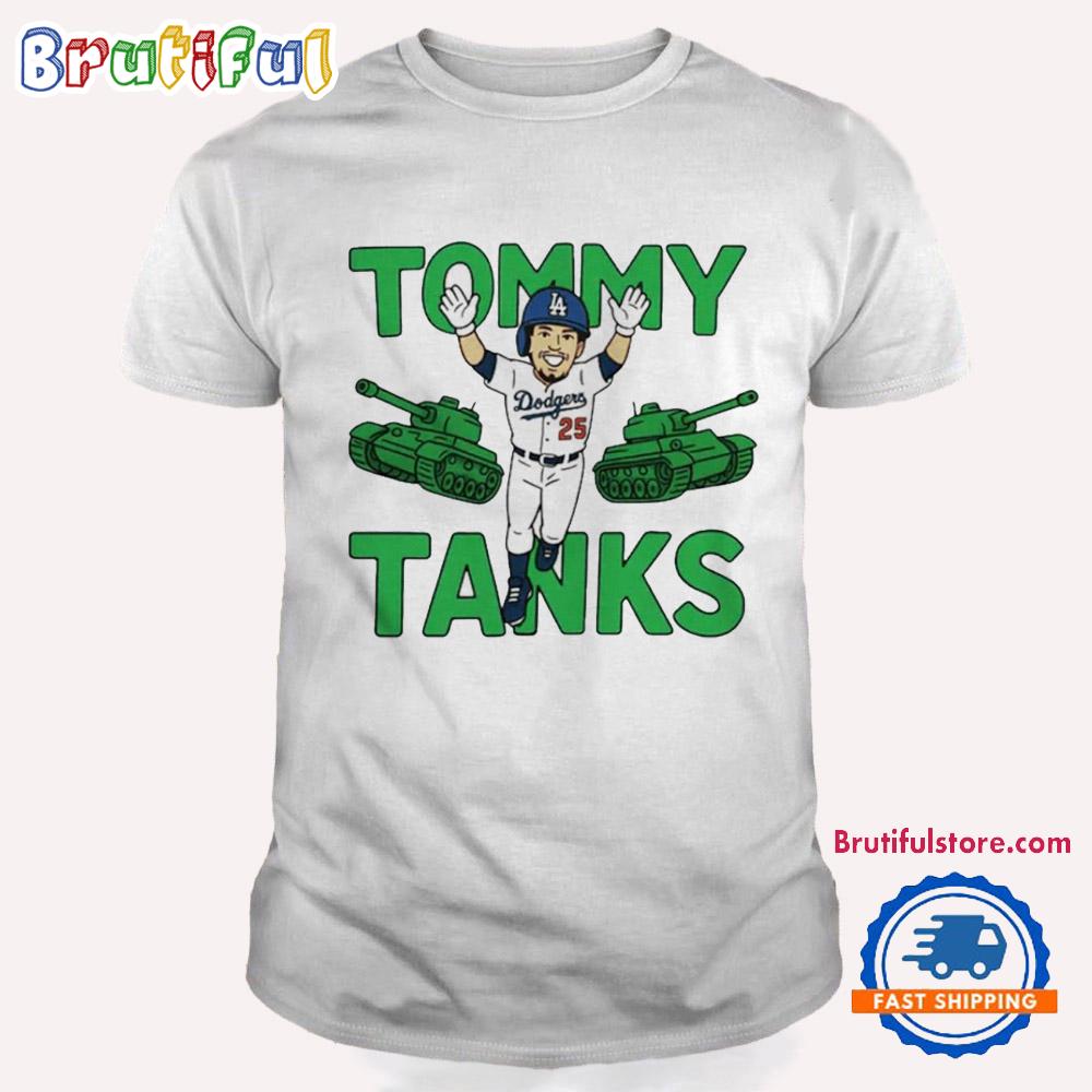 Tommy Tanks Los Angeles Dodgers T Shirt