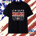 Tony Gonzalez Travis Kelce Patrick Mahomes Len Dawson Derrick Thomas Jamaal Charles Kansas City Chiefs Ill Be There For You T Shirt